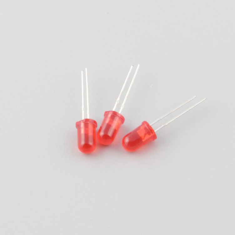 F5直插 红发红光